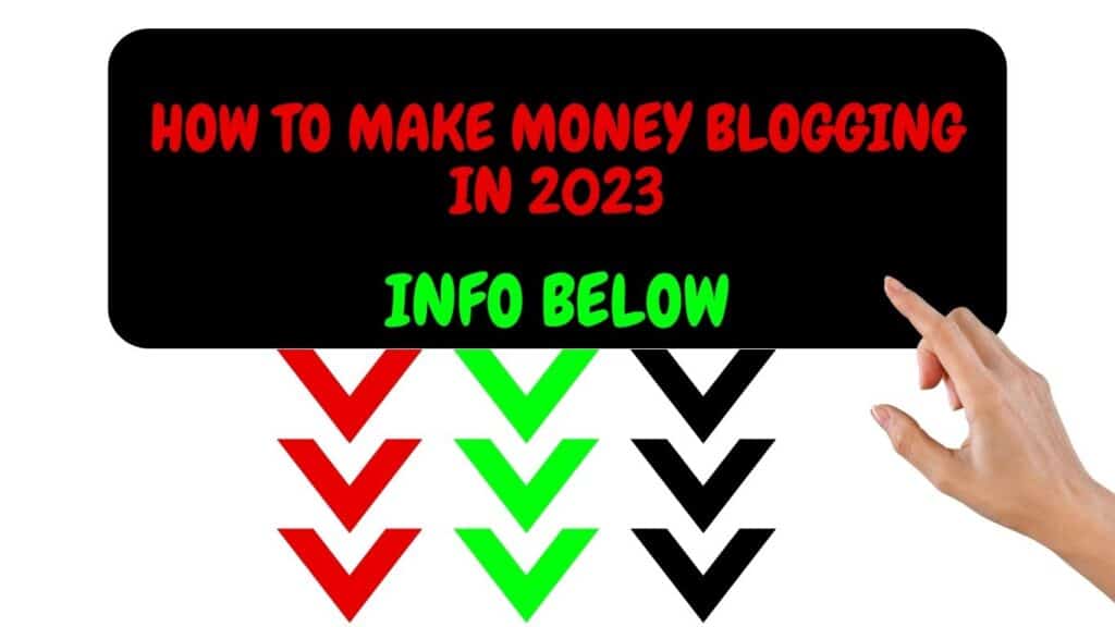 [How to make money blogging in 2023]