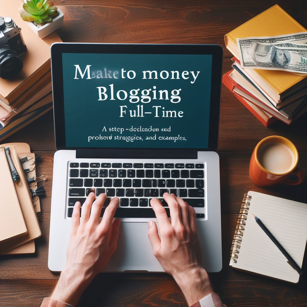 how to make money blogging full-time