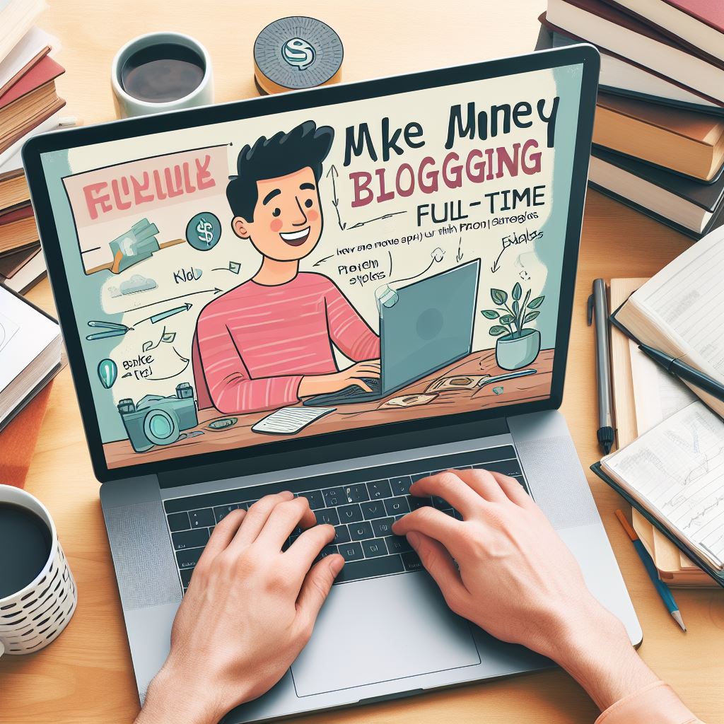 how to make money blogging full-time