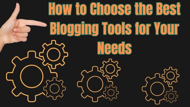 5 of The best blogging tools