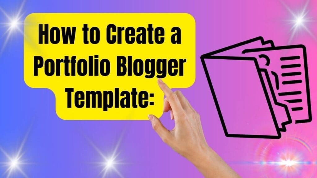 portfolio blogger template