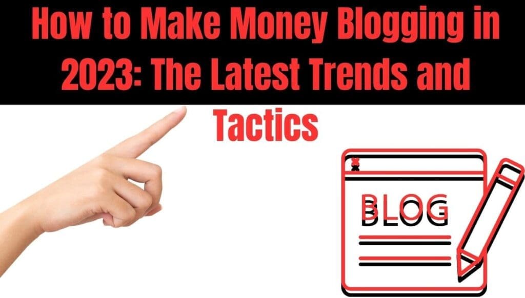 how do people make money blogging