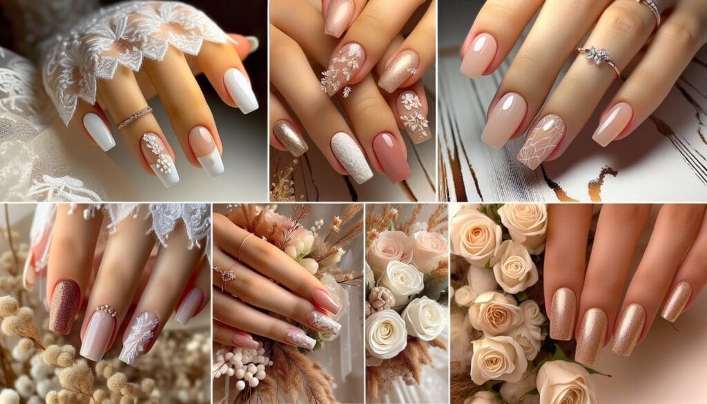 Wedding nail art inspiration