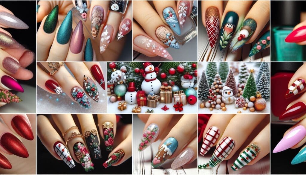 Holiday nail art