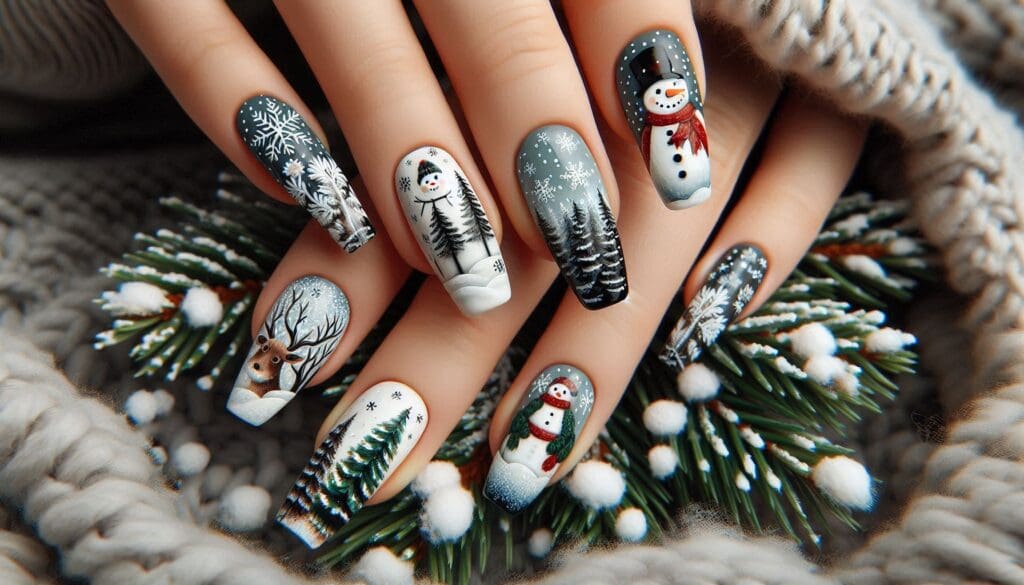 Winter nail designs