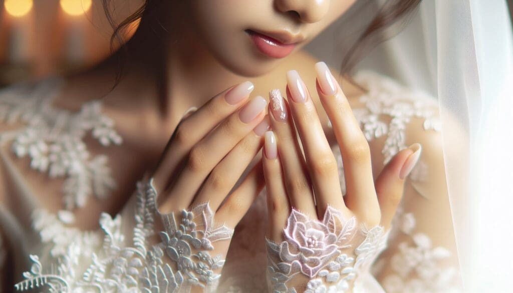 Wedding nail art inspiration