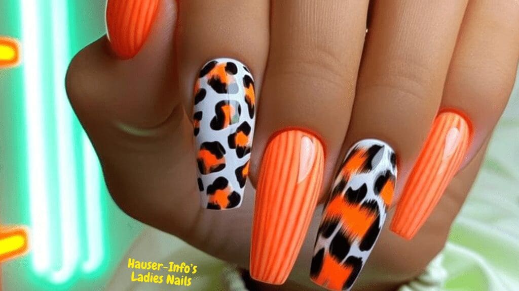 Animal print nails