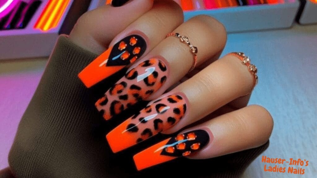 Animal print nails