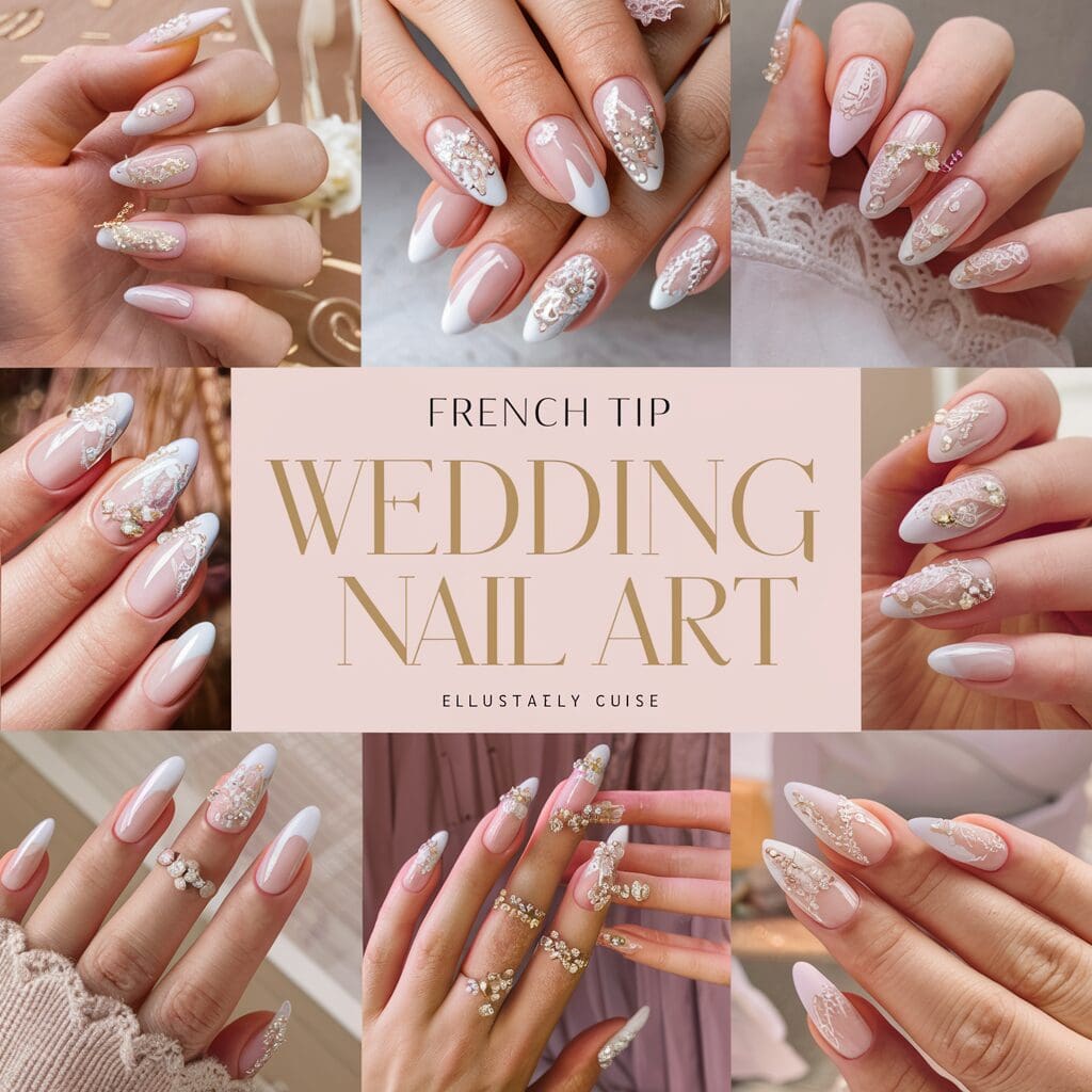 Wedding nail art inspiration