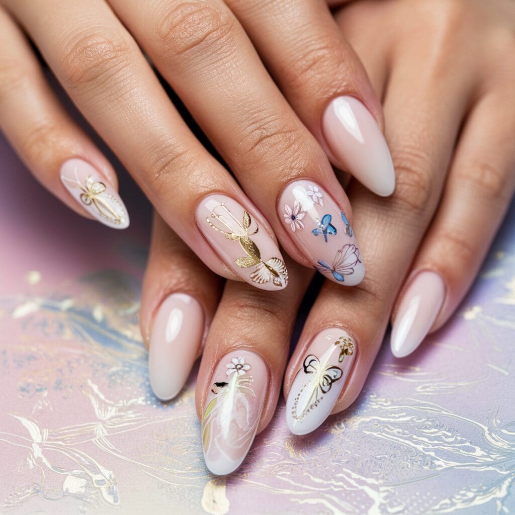 Wedding nail art inspiration