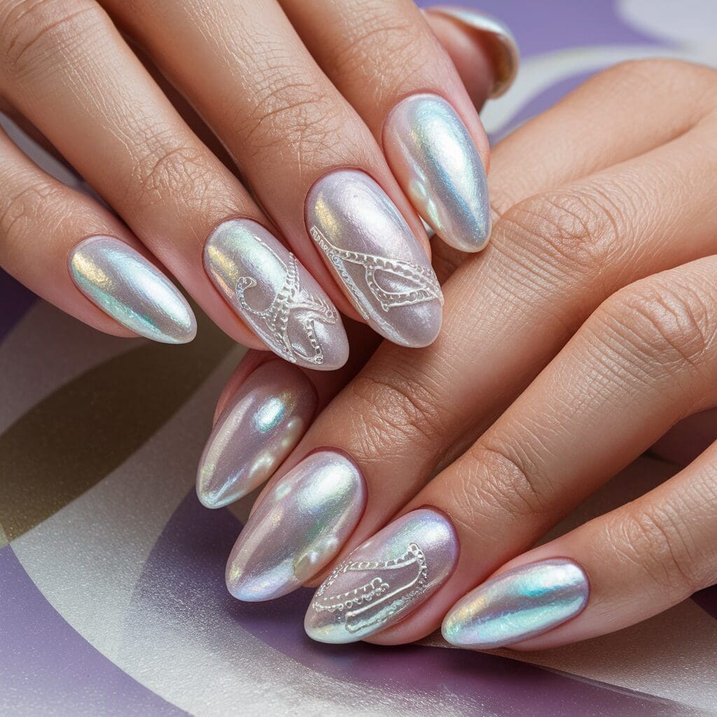 Wedding nail art inspiration