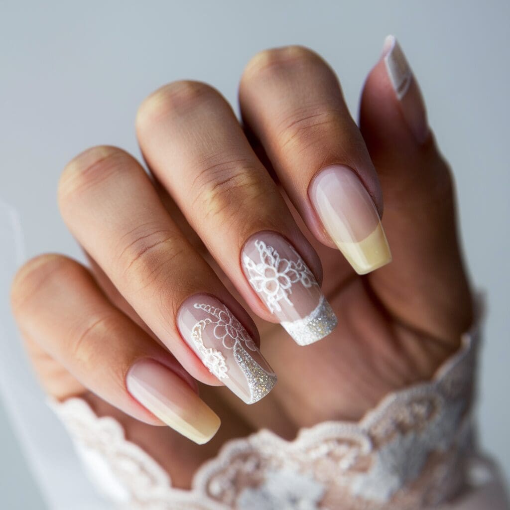 Wedding nail art inspiration