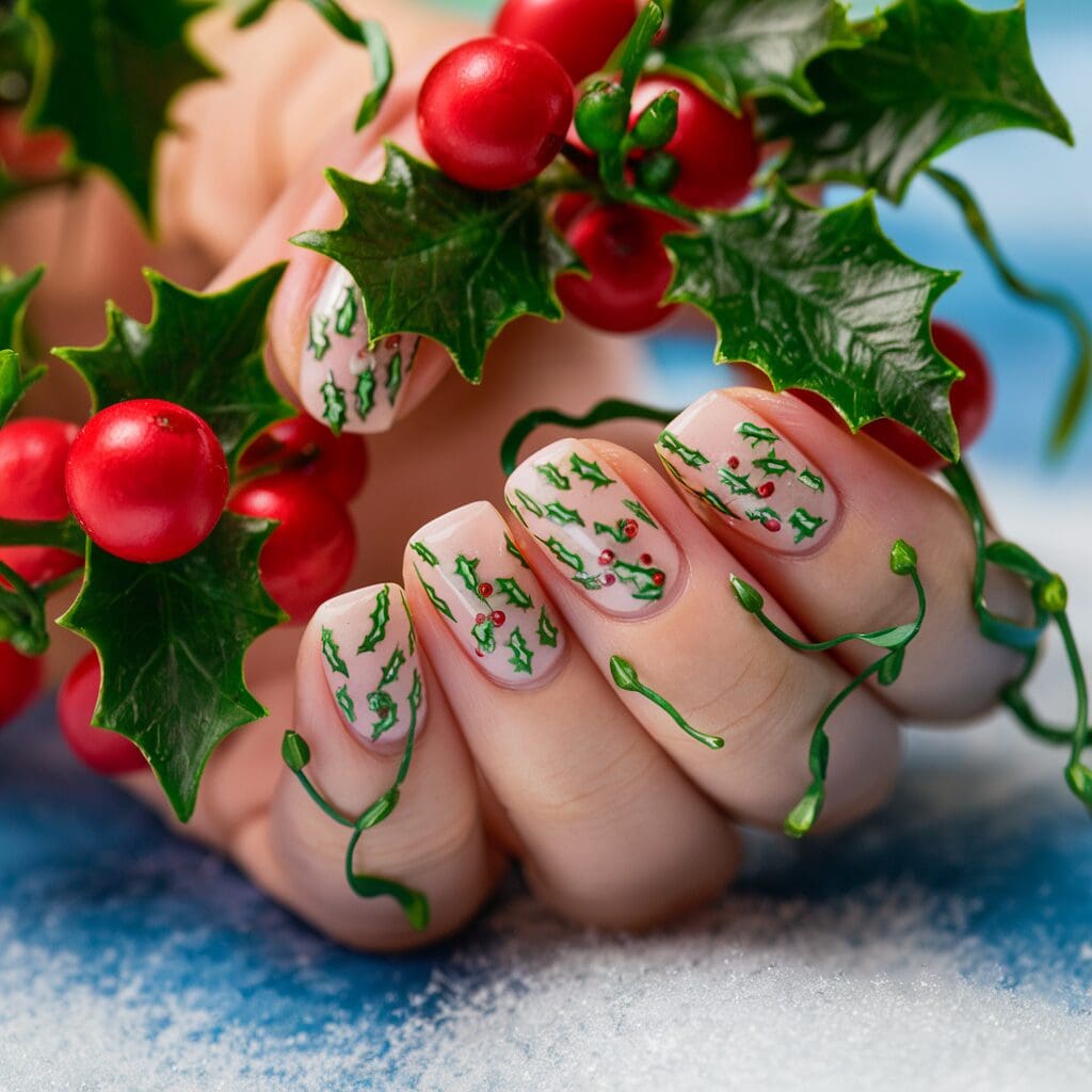 Holiday nail art