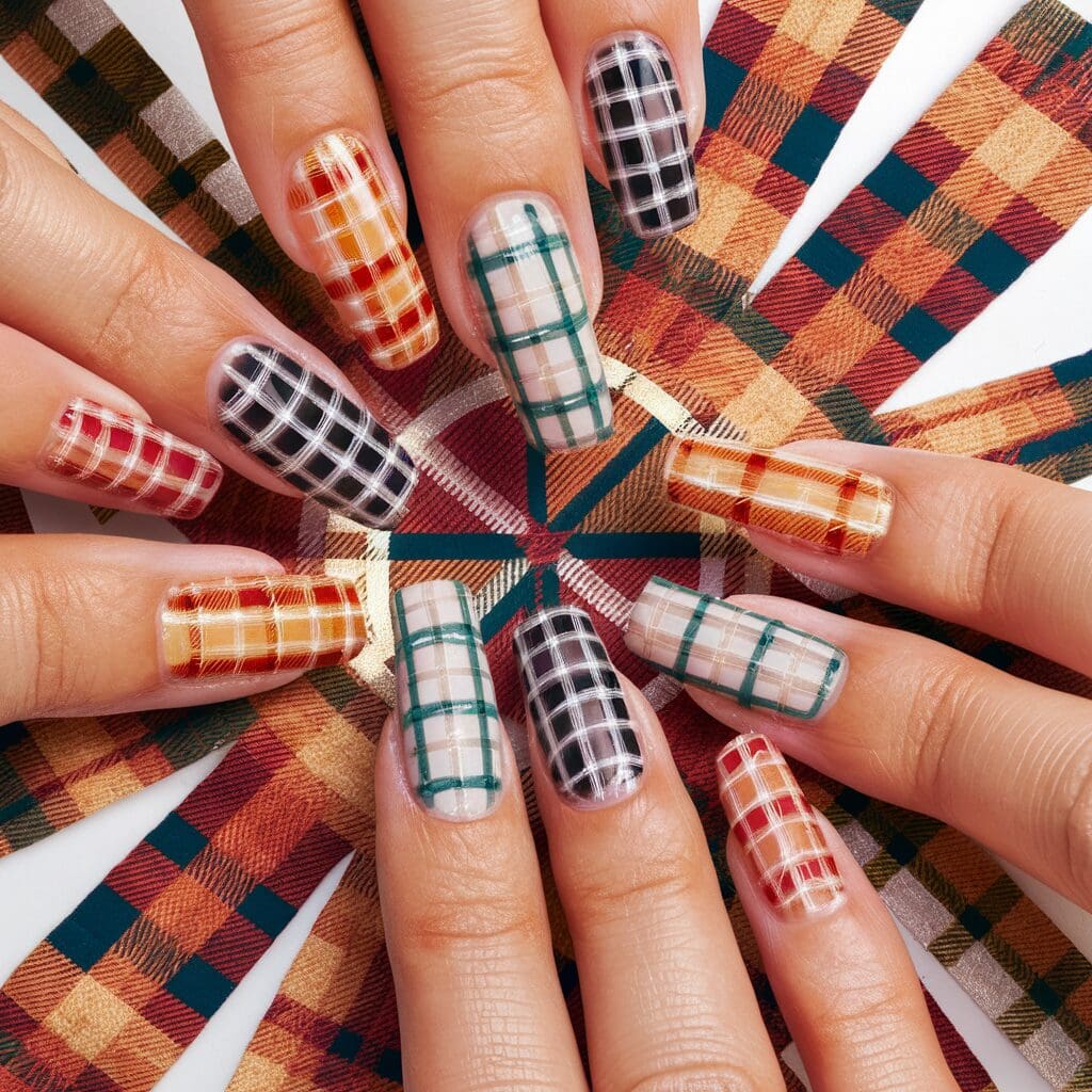 Holiday nail art