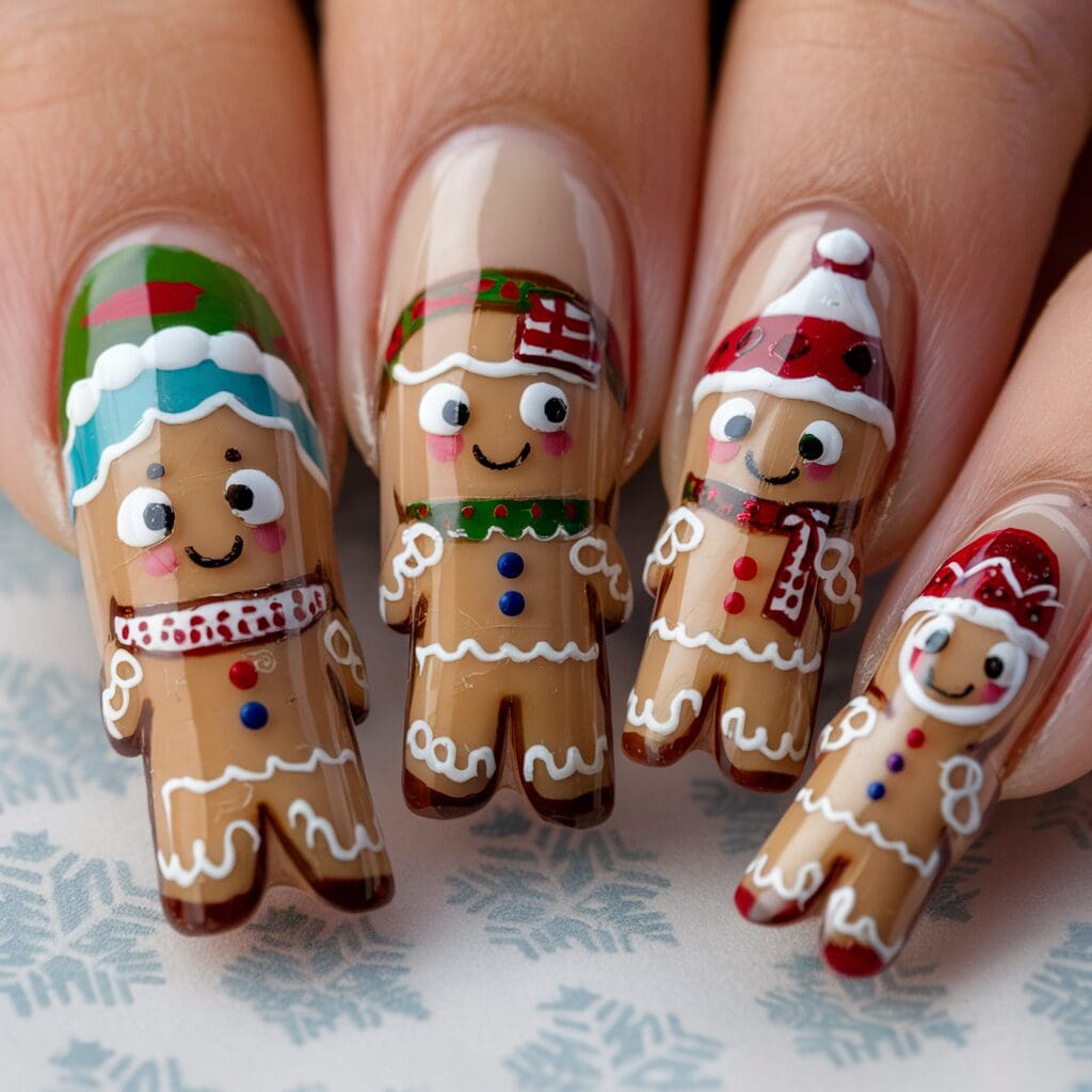 Holiday nail art