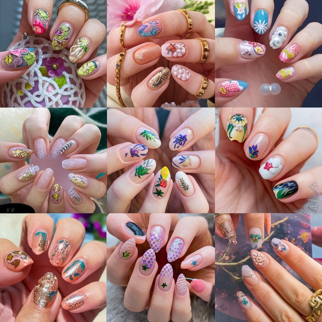 3d nail stickers