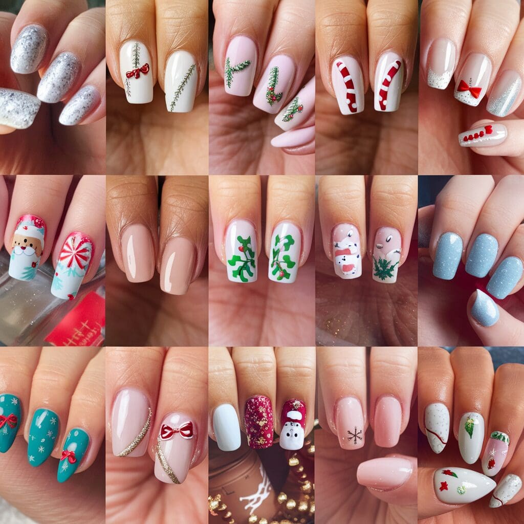 christmas nail art