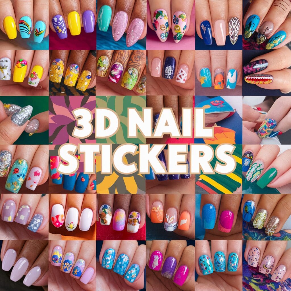 3d nail stickers