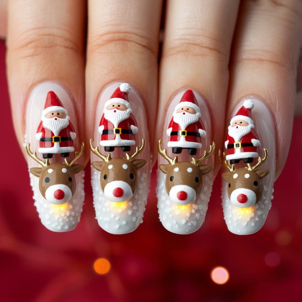 Holiday nail art