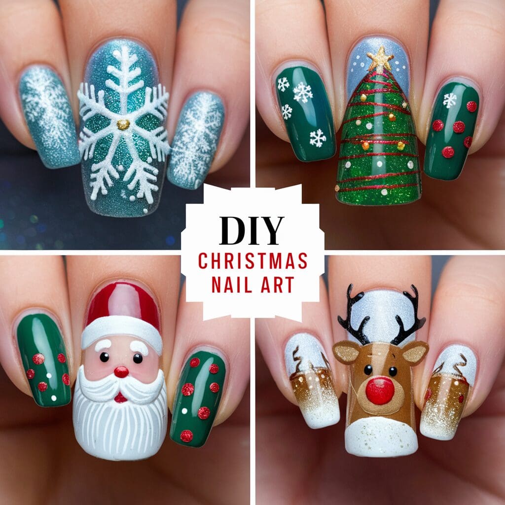 christmas nail art