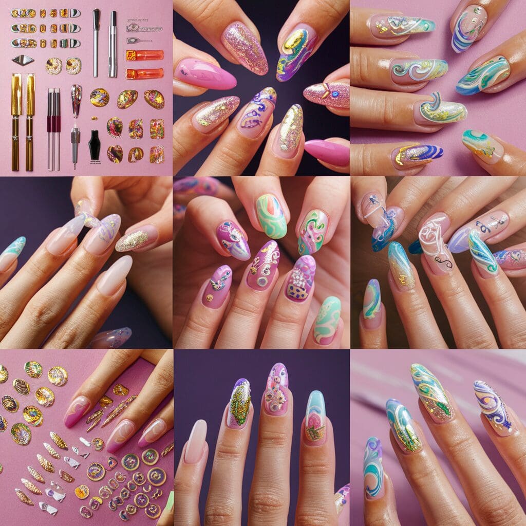 3d nail stickers