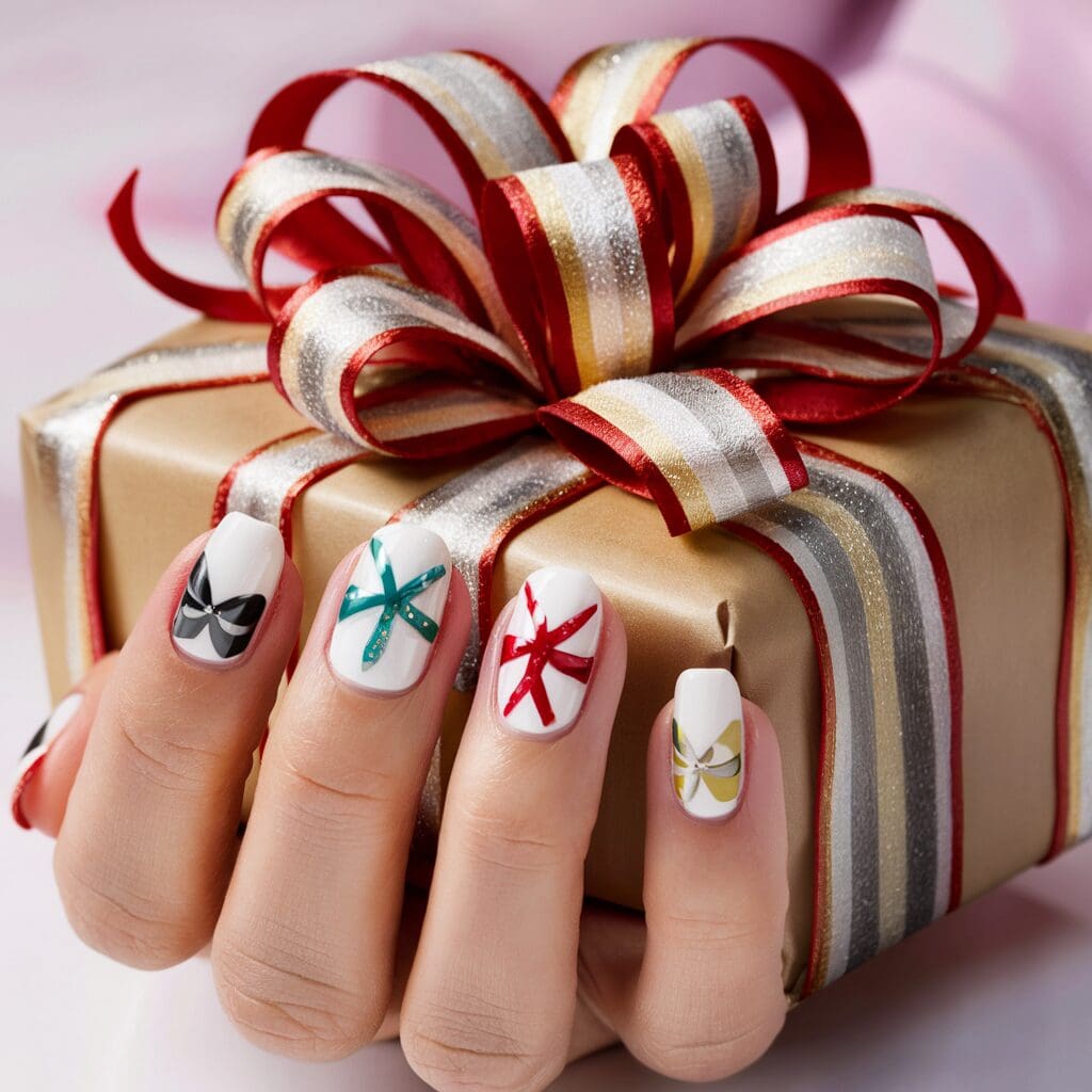 Holiday nail art