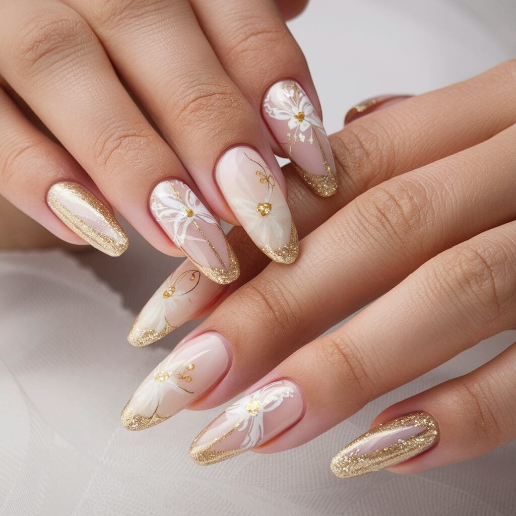 Wedding nail art inspiration