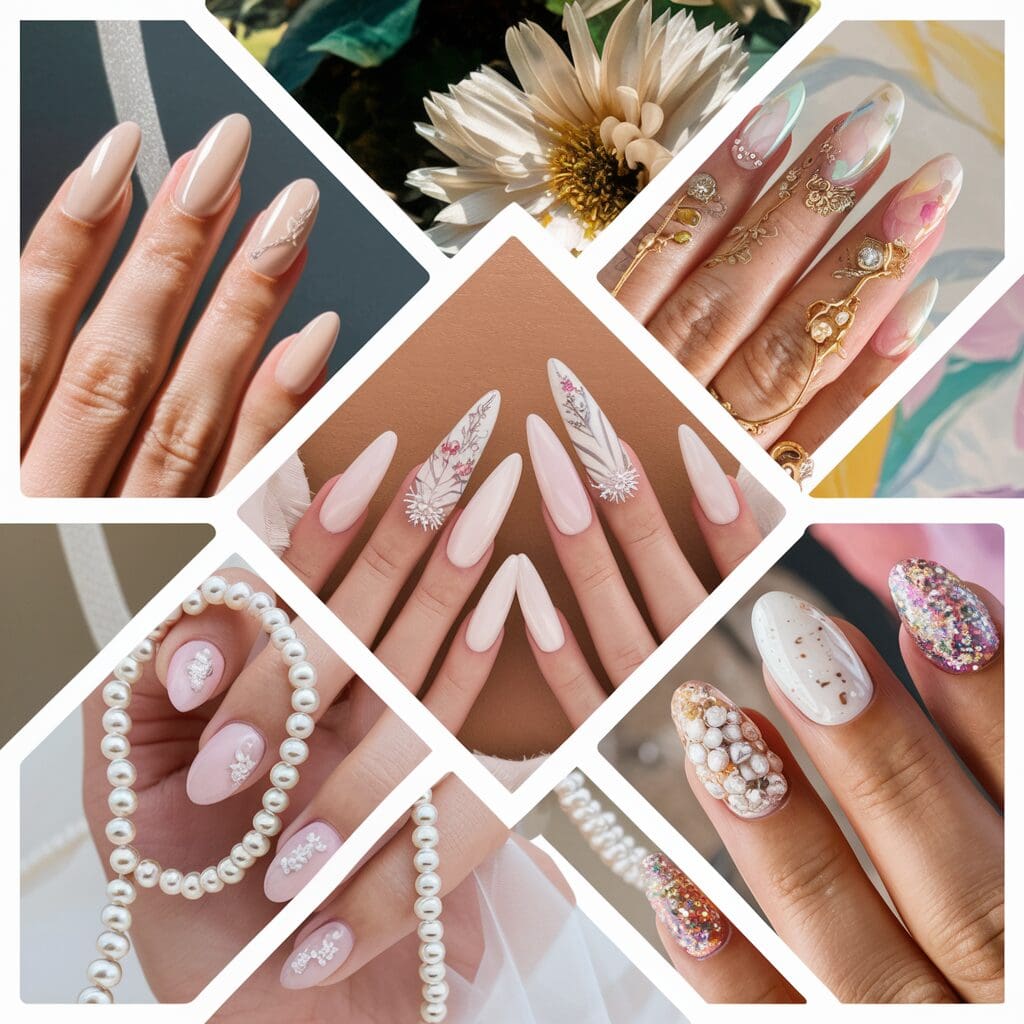 Wedding nail art inspiration