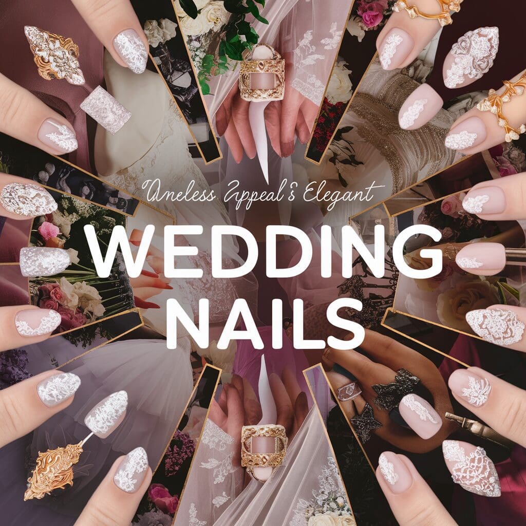 Wedding nail art inspiration