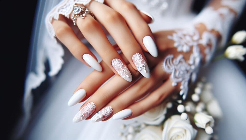 Wedding nail art inspiration