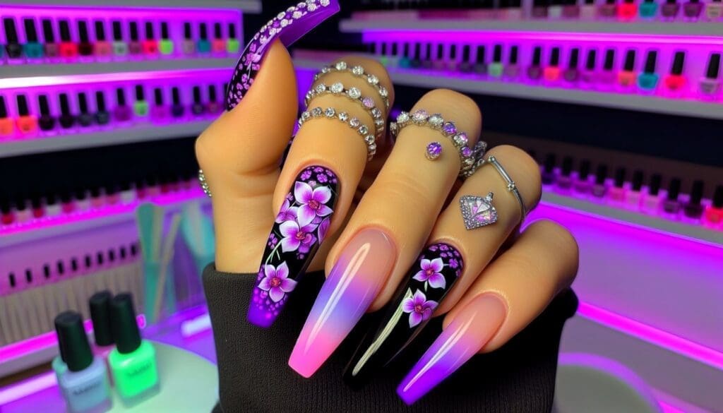 tropical nail designs