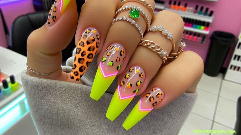 Animal print nails