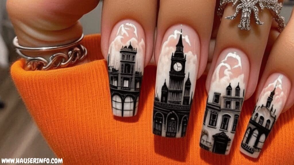 halloween nail designs