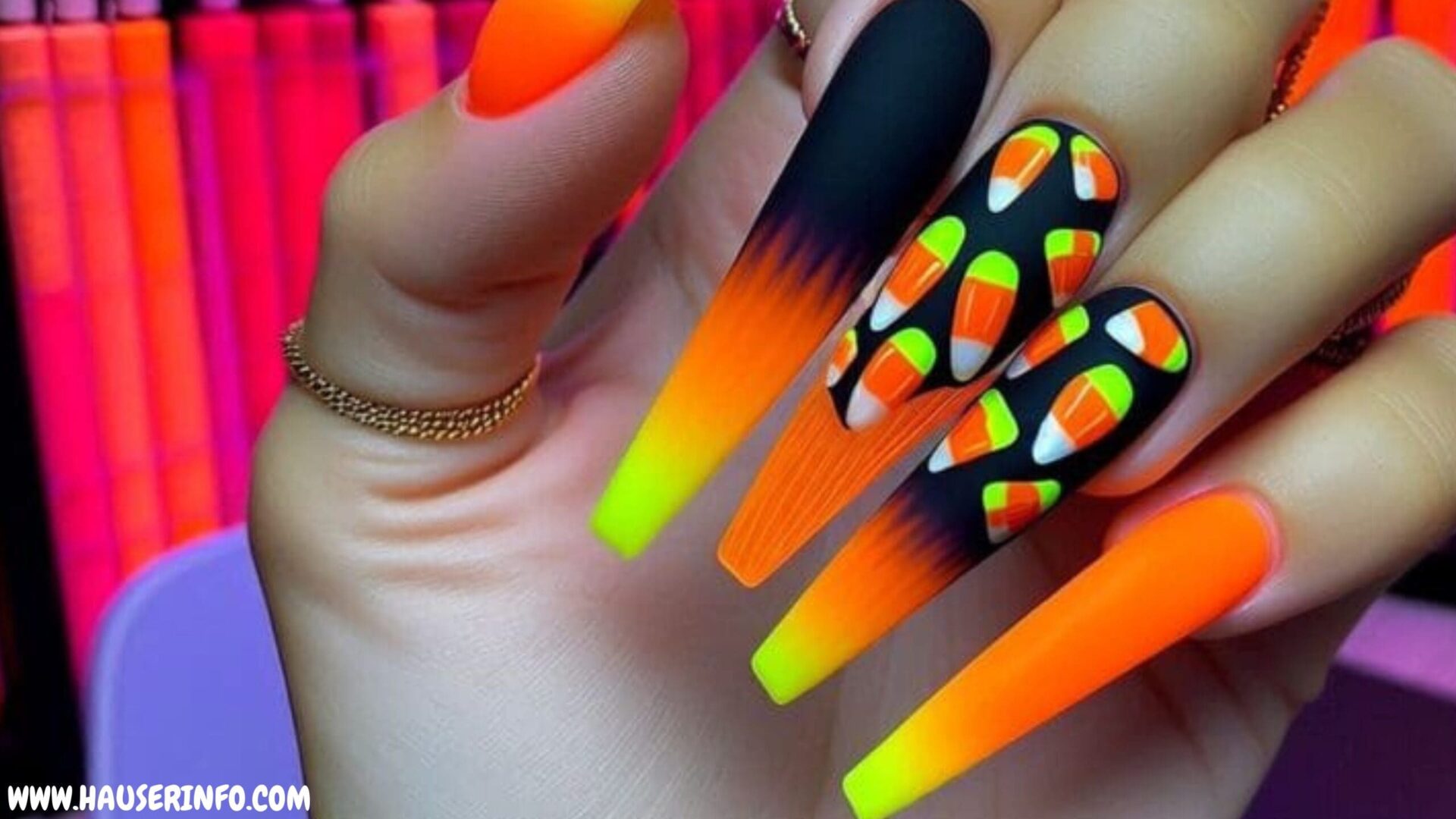 halloween nail designs