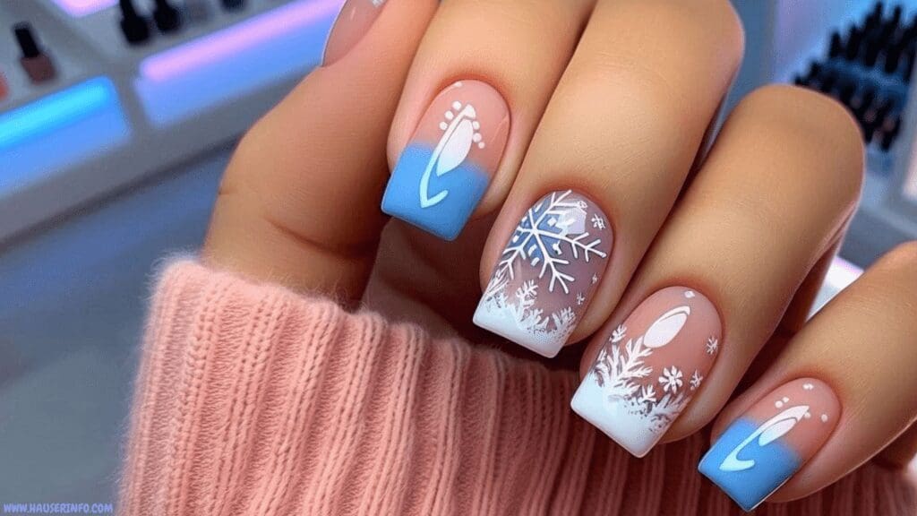 Holiday nail art