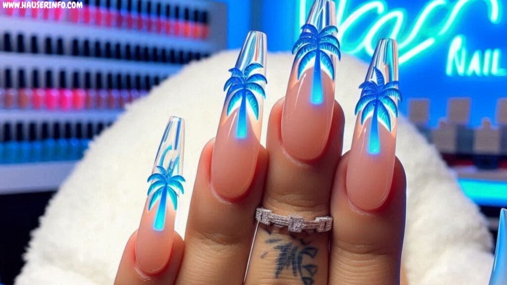 tropical nail designs