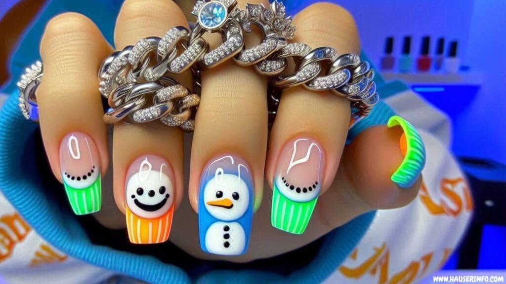 christmas nail art