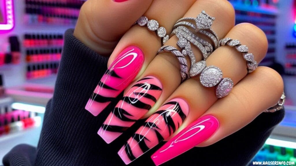 Animal print nails