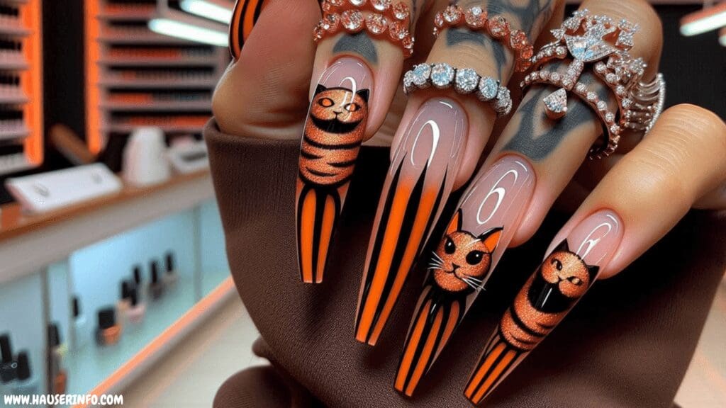 halloween nail designs