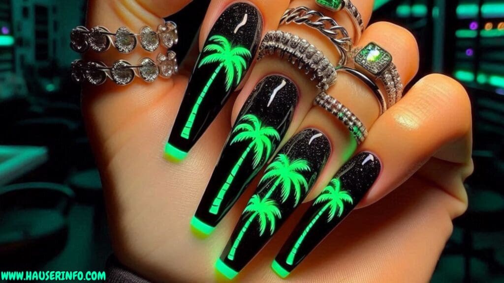 Neon nail designs