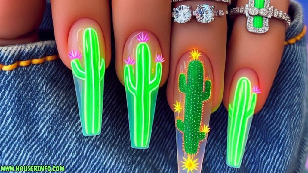 Neon nail designs