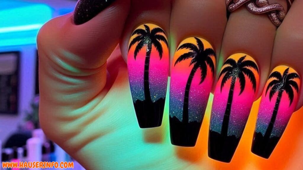 Neon nail designs