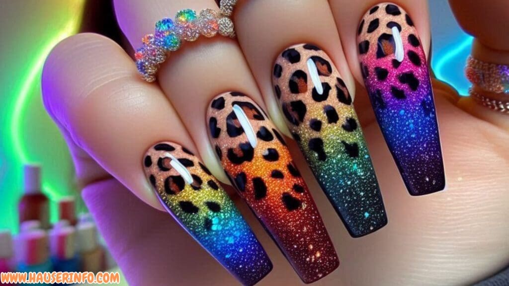 Animal print nails