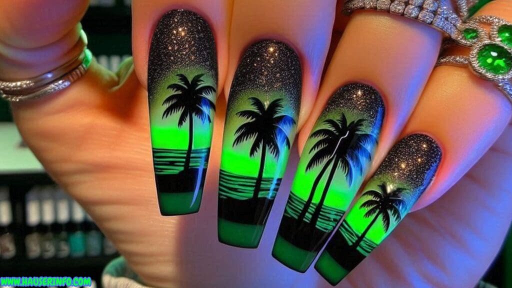 tropical nail designs