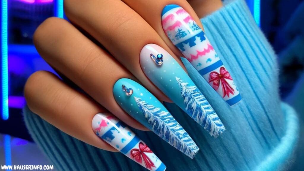 christmas nail art