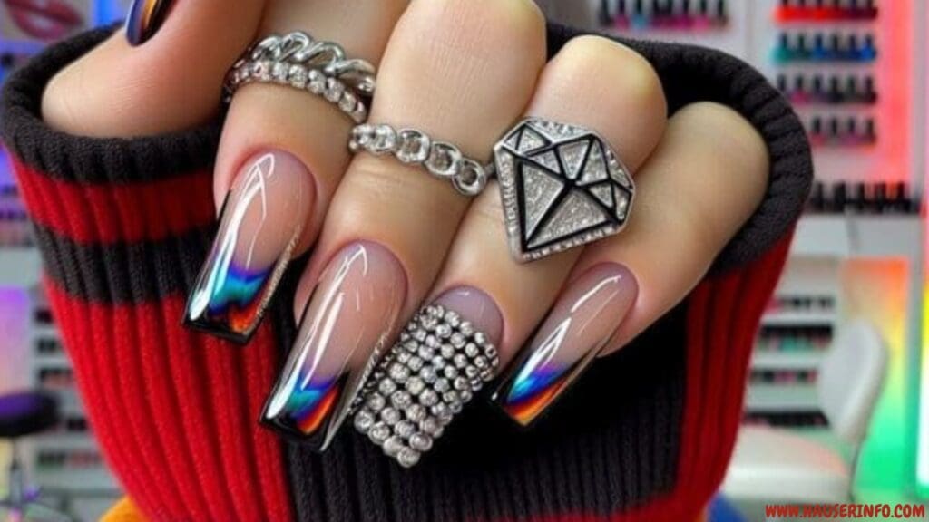 chrome nail designs