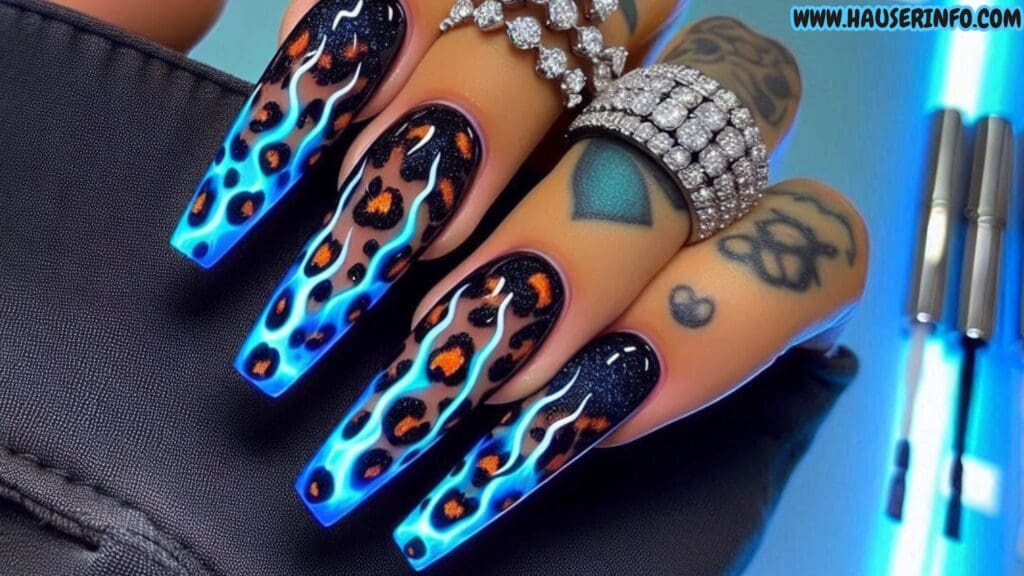 Animal print nails