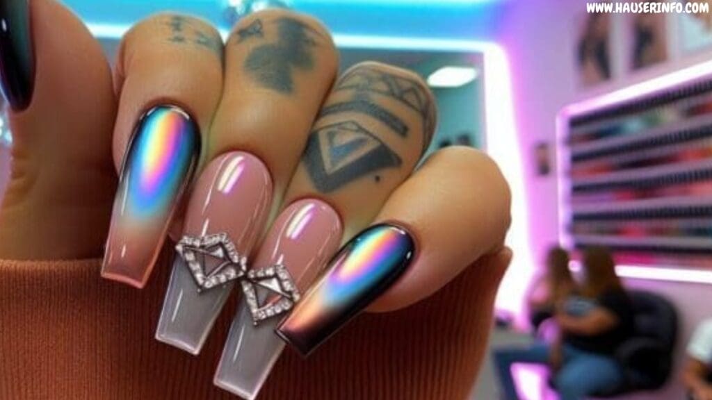 chrome nail designs