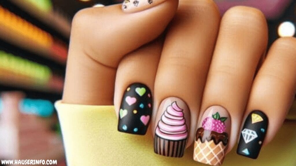 nail designs for short nails