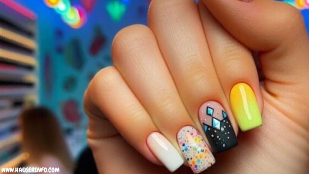 nail designs for short nails